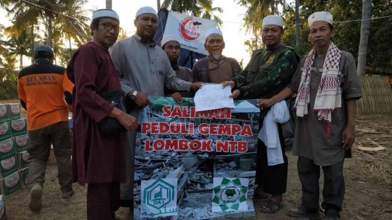 Yayasan Dakwah Salimah Salurkan Langsung Bantuan ke Lombok Utara