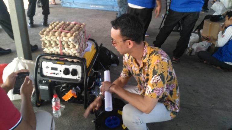 Komunikasi Putus, Empat Mesin Genset Diantar ke Palu dan Donggala
