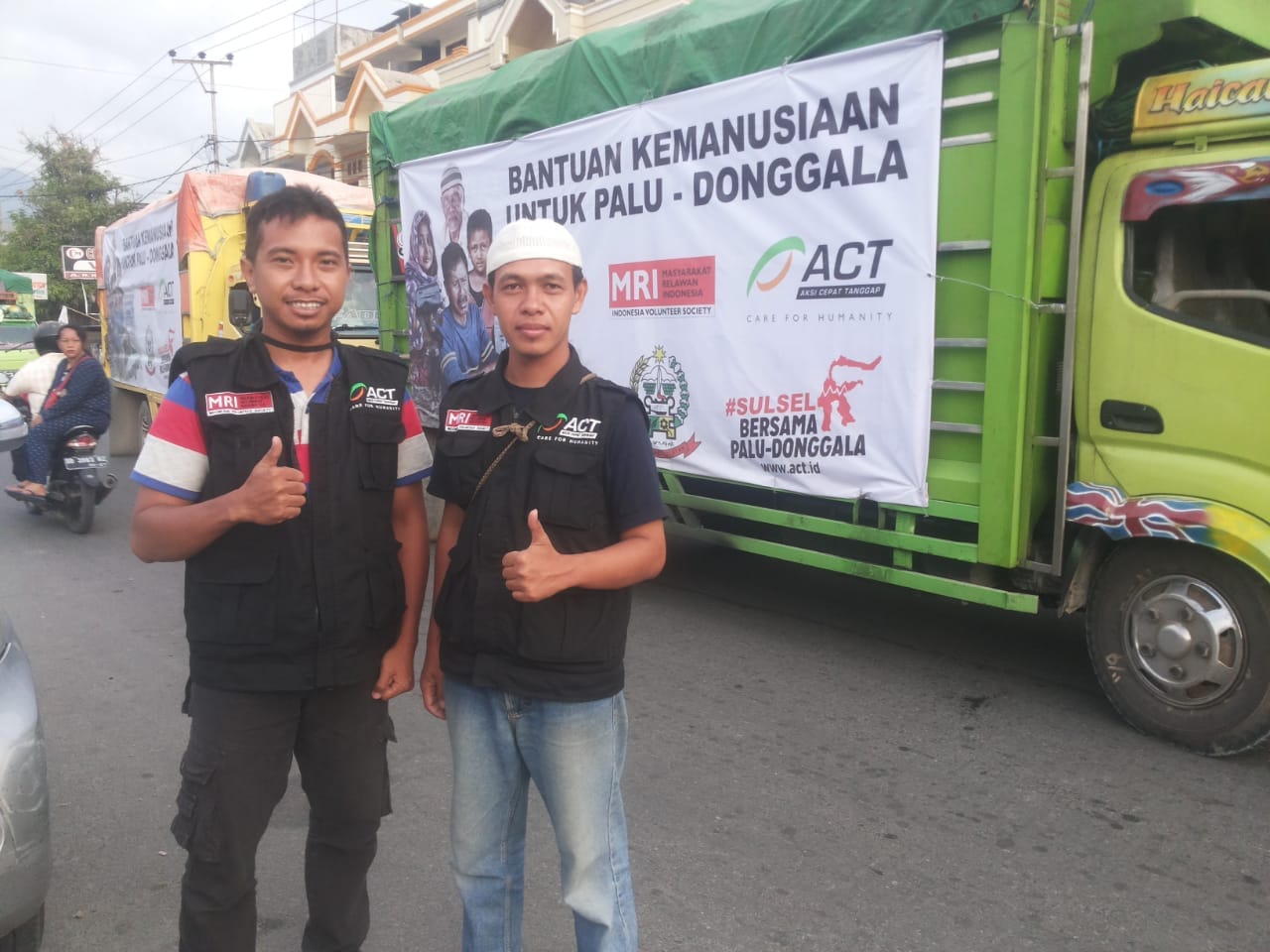 10 Truk Bantuan ACT Berangkat ke Daerah Episentrum di Donggala