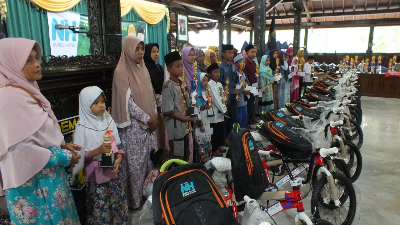Ratusan Yatim Dhuafa Ikuti Festival Anak Soleh Yayasan Nurul Hayat di Demak