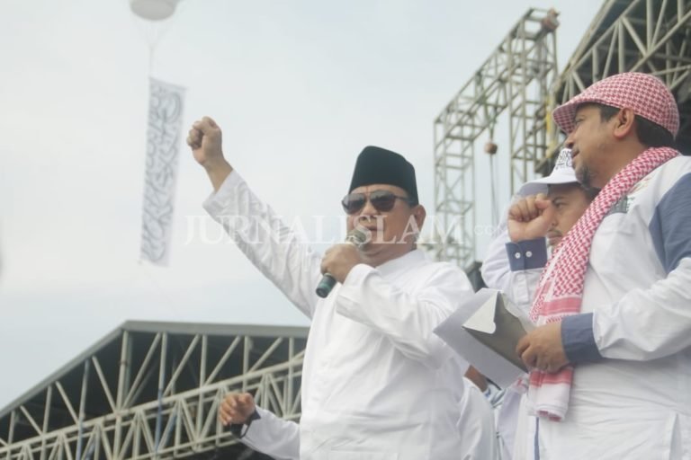 Hadiri Undangan Reuni Akbar 212, Prabowo: Saya Bangga Menjadi Umat Islam Indonesia