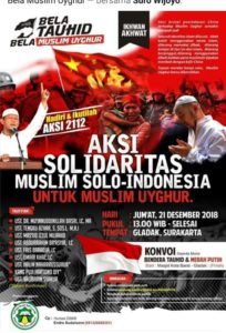 Bela Uighur, Warga Solo Akan Gelar Konvoi Bendera Tauhid