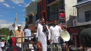 Aksi Bela Uighur Dompu, NTB: Kemerdekaan adalah Hak Segala Bangsa!