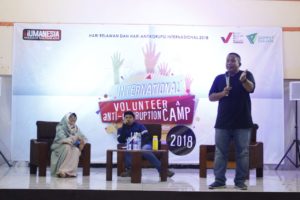 Relawan Dompet Dhuafa Meriahkan International Volunteer & Anticorruption Camp 2018 di Bandung