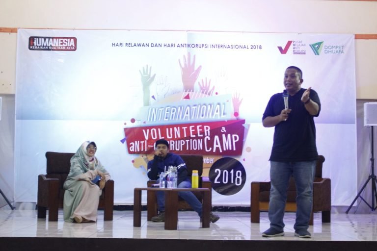 Relawan Dompet Dhuafa Meriahkan International Volunteer & Anticorruption Camp 2018 di Bandung