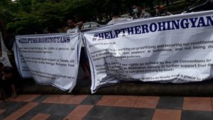 Pengungsi Rohingya di Makassar Kembali Berunjuk Rasa Minta Kejelasan