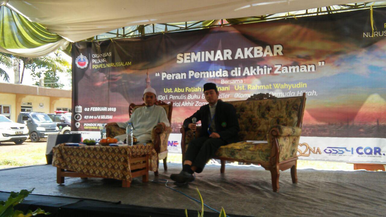 Diskusi Generasi Milenial dan Pemuda Akhir Zaman Digelar di Tasikmalaya