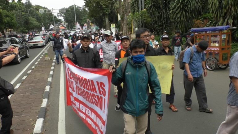 Warga Jabar Gelar Aksi Solidaritas untuk Korban Teror Selandia Baru