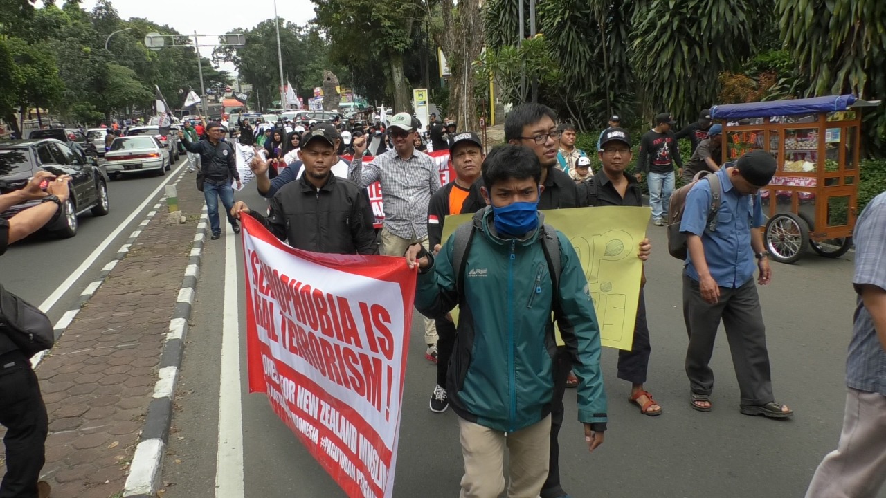 Warga Jabar Gelar Aksi Solidaritas untuk Korban Teror Selandia Baru