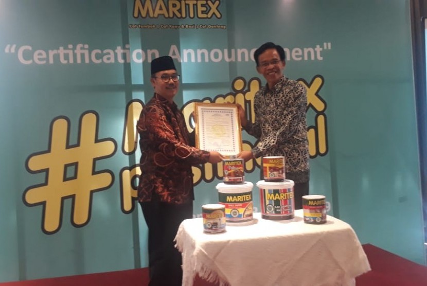 Produk Cat Maritex Kantongi Sertifikat Halal