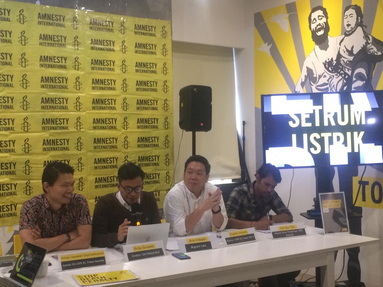 Amnesty Internasional Minta DPR Jadi Pionir Penghapusan Hukuman Mati di Indonesia