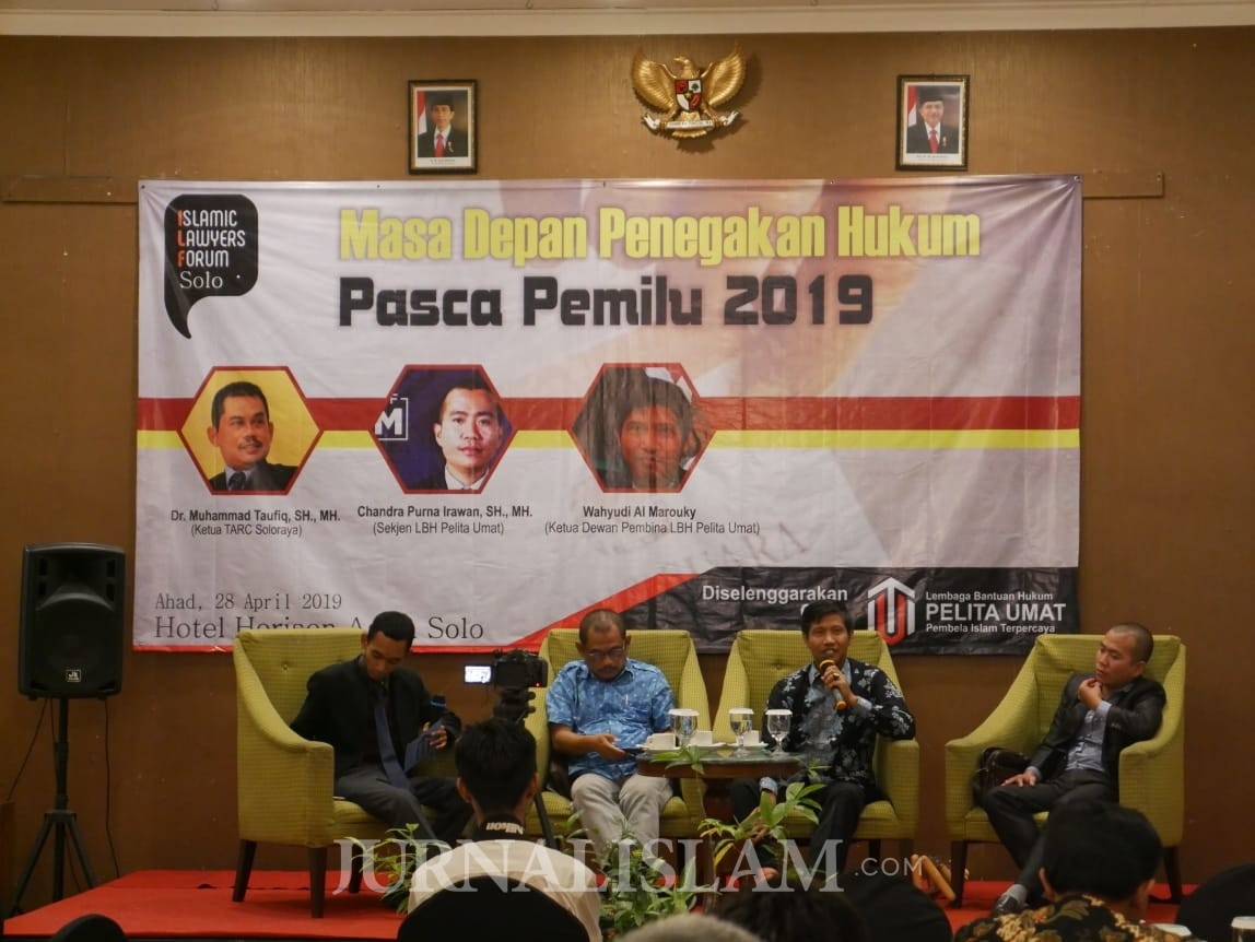 Bahas Masa Depan Penegakkan Hukum Pasca Pilpres, Islamic Lawyer Forum Digelar