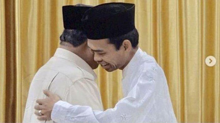 Mendengar Nasihat Ustaz Abdul Somad, Prabowo Menangis