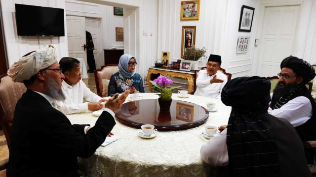 Delegasi Taliban Diterima Menlu Retno dan Wapres JK