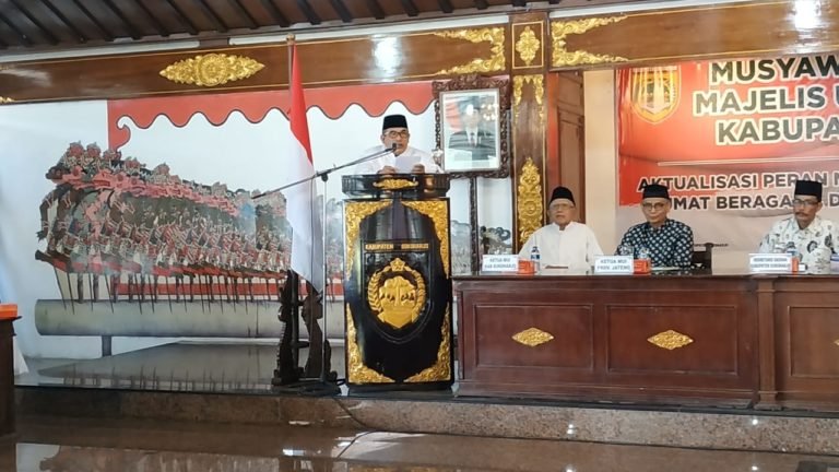 Ini Harapan Bupati di Kepengurusan Baru MUI Sukoharjo
