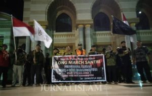 Napak Tilas Jendral Sudirman, 95 Santri Ini Gelar Longmarch Yogya-Karanganyar