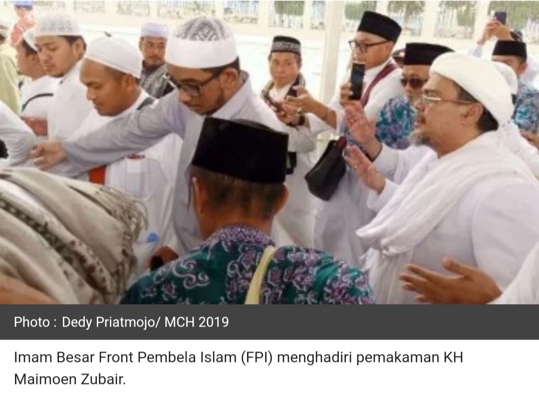 Putra Mbah Moen: Habib Rizieq Memang Diminta Keluarga Pimpin Doa