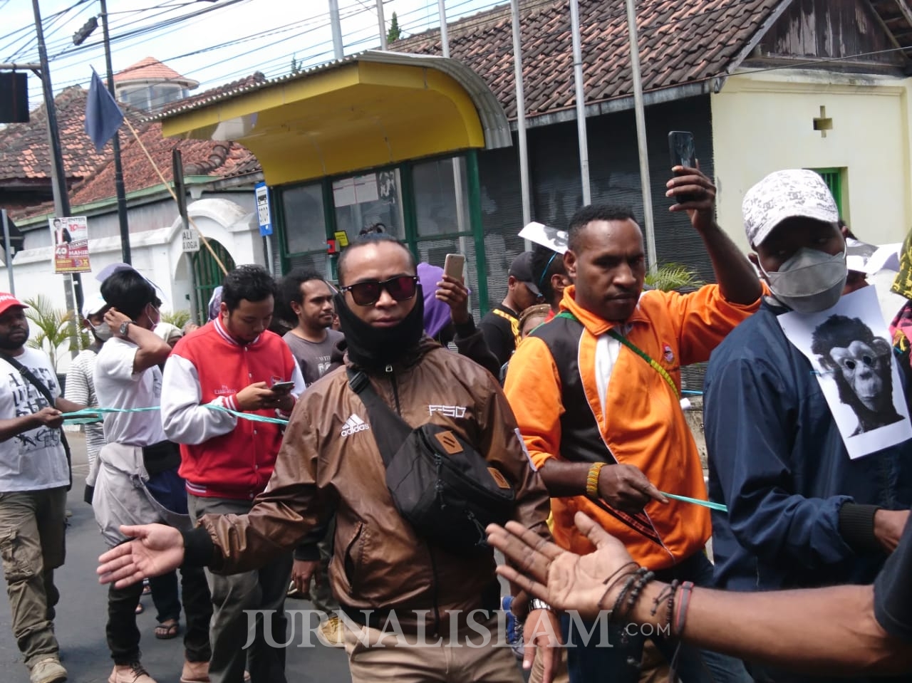 Pelajar Papua di Yogyakarta Gelar Aksi Solidaritas di Titik Nol Kilometer