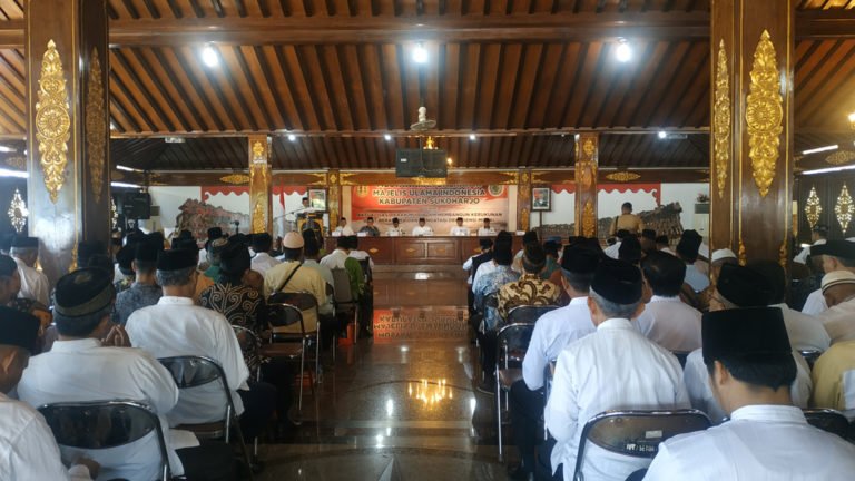 KH Abdullah Faishol Terpilih Menjadi Ketua MUI Sukoharjo