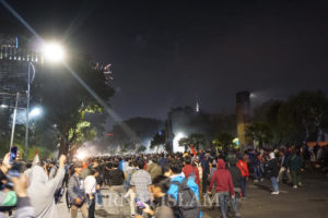 Aparat Tembakkan Gas Air Mata ke Universitas Atma Jaya