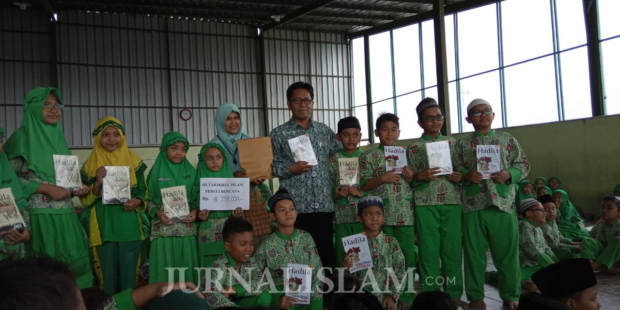 MI Takmirul Islam Surakarta Gandeng Solopeduli Bantu Korban Asap Karhutla