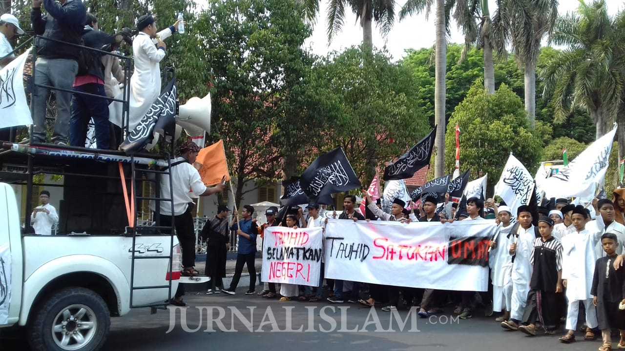 Ribuan Warga Banten Gelar Parade Bertema Selamatkan Negeri dengan Kalimat Tauhid