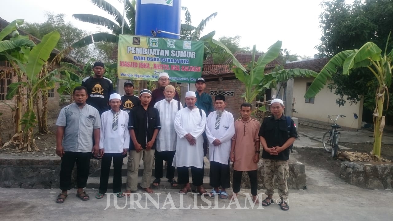 DSKS Bangun Sumur dan Bantu Tangki Air Bersih untuk Warga Sukoharjo