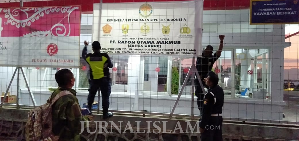 Resahkan Warga, Spanduk PT RUM yang Catut Institusi TNI Dicopot