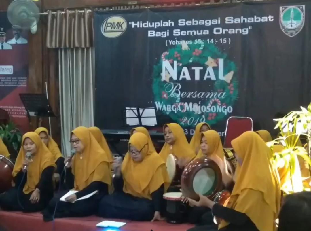 Viral Perayaan Natal dengan  Pertunjukan Hadrah, DSKS Minta Lurah Mojosongo Klarifikasi