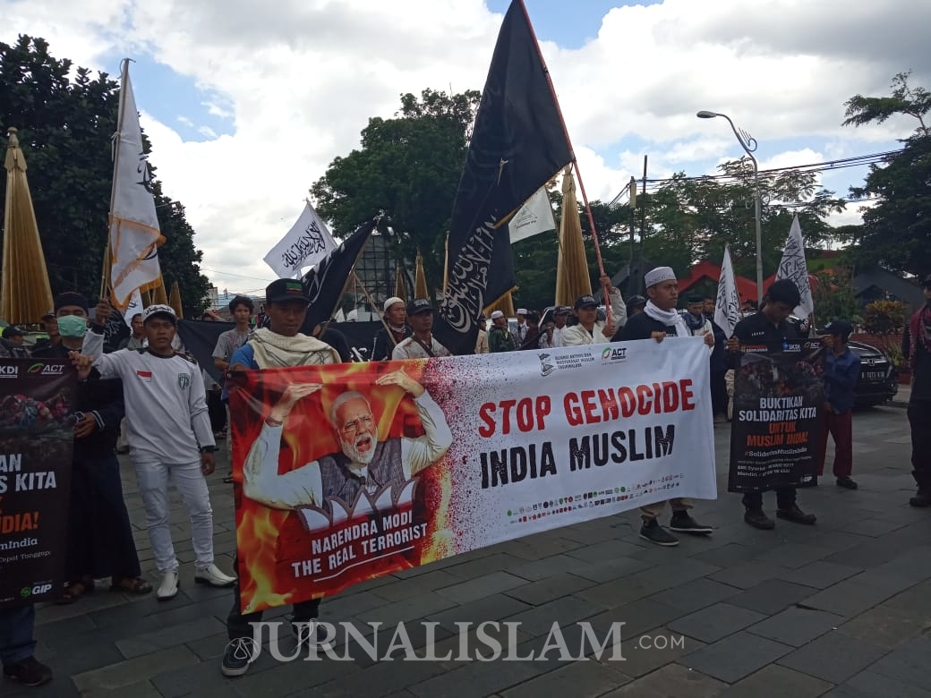 Ribuan Warga Tasikmalaya Gelar Aksi Solidaritas Bela Muslim India