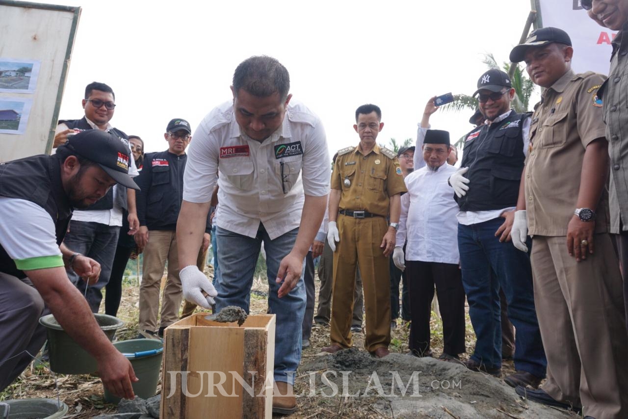Bantu Korban Banjir dan Longsor, ACT Bangun Huntara di Lebak Banten