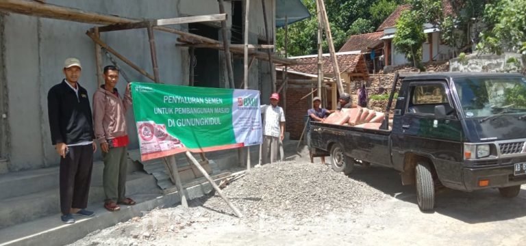 BMH Yogyakarta Bantu Pembangunan Masjid di Pelosok Gunungkidul