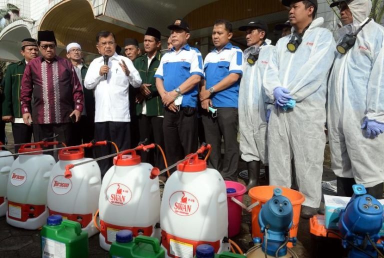 DMI Akan Sebarkan 2 Juta Botol Cairan Pembersih Lantai