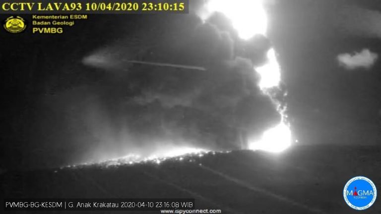 Gunung Anak Krakatau Kembali Erupsi