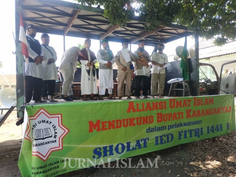 Zona Hijau, Aliansi Umat Islam Karanganyar Dukung Keputusan Bupati Izinkan Shalat Id