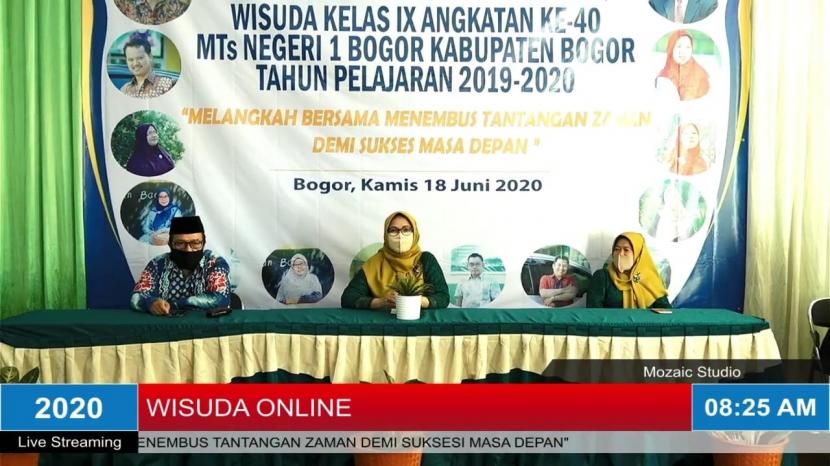 MTsN 1 Bogor Gelar Wisuda Virtual