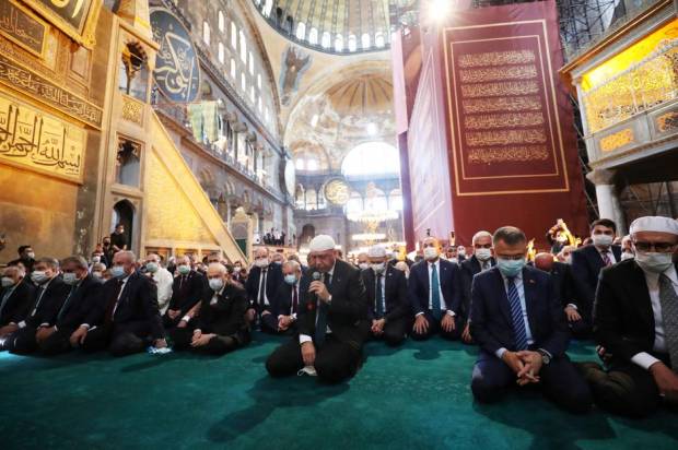 Resmikan Masjid Hagia Sophia, PM Pakistan: Selamat untuk Turki dan Erdogan