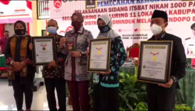 Isbat Nikah Raih Rekor MURI, Kemenag Apresiasi Pemkab Jember