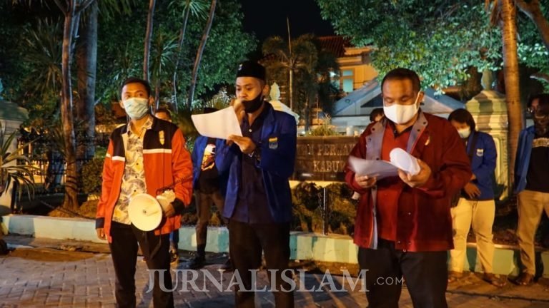 Kawal NU-Muhammadiyah Tolak UU Ciptaker, IMM dan PMII Grobogan Gelar Refleksi Kebangsaan