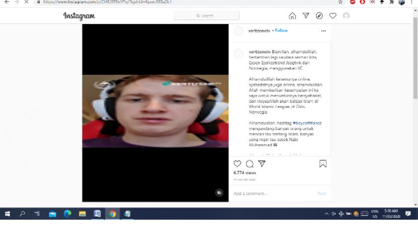 Pemuda Norwegia Masuk Islam Karena Tagar Boikot Prancis