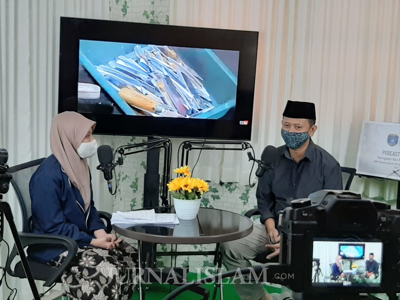 Podcast Siswa SMP Muhammadiyah Peringati Hari Pers Nasional 2021