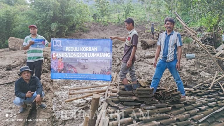 DQ Salurkan Bantuan Untuk Banjir dan Longsor di Lumajang