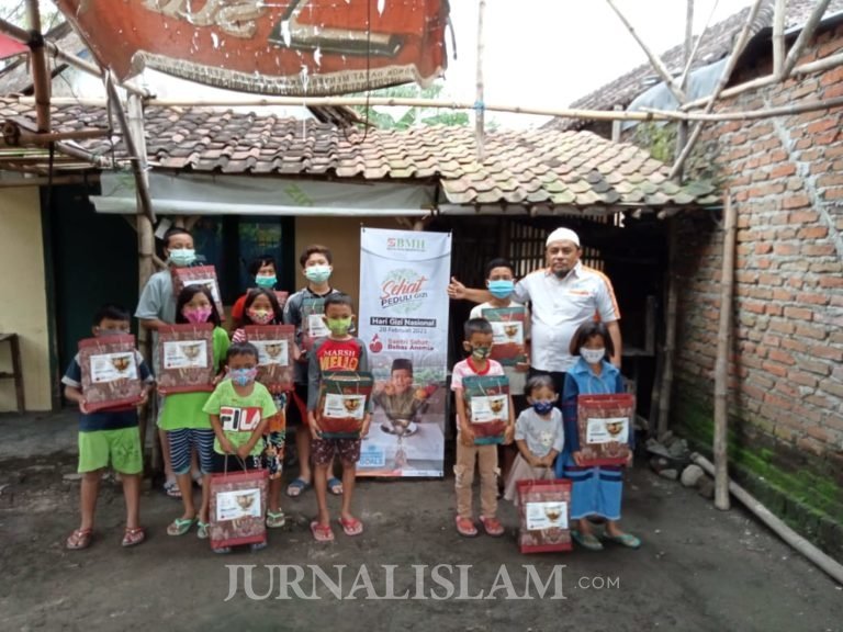 Peduli Gizi, Laznas BMH Tebar 513 Paket Gizi Untuk Santri dan Dhuafa di Jatim