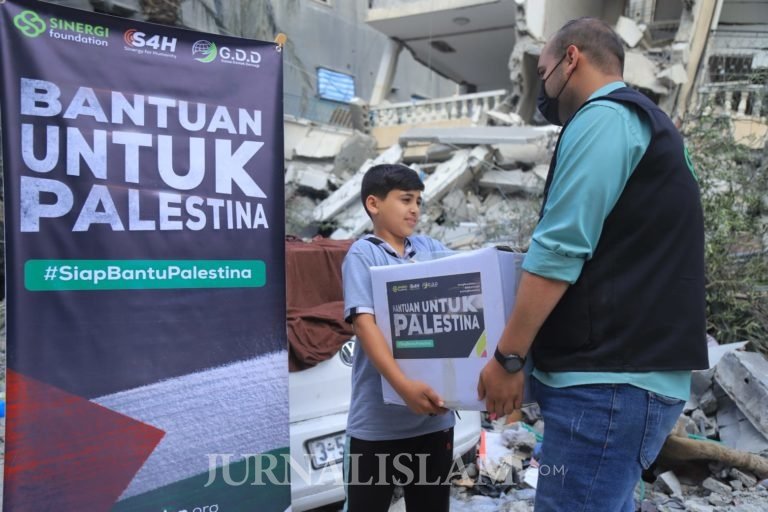 Darurat Recovery, Sinergi Foundation Salurkan Makanan dan Obat untuk Gaza Palestina