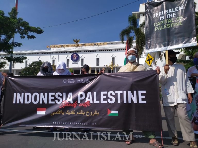 Datangi Kantor Gubernur Jatim, GAMIS Nyatakan Sikap Terkait Penjajahan Israel