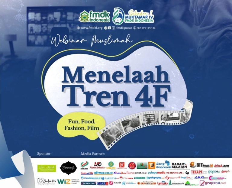 Angkat Tema Tren 4F, FMDKI Gelar Webinar Muslimah Awal Januari Ini!