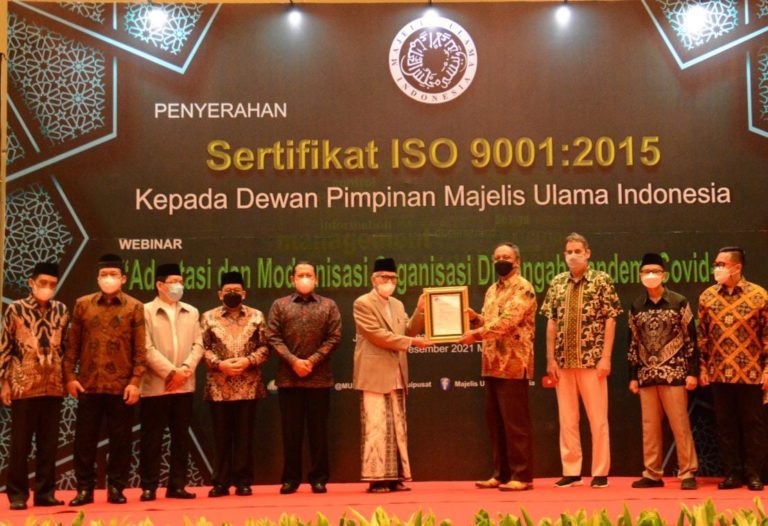 Semakin Profesional, MUI Kembali Sertifikat ISO 9001:2015