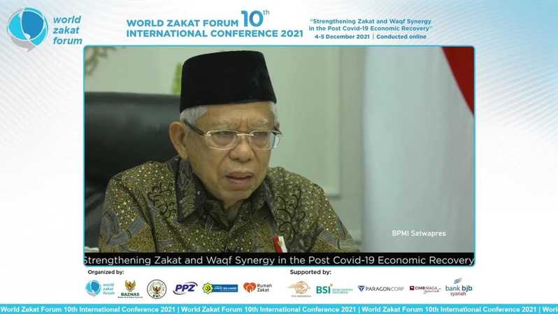 Buka WZF 2021, Wapres Dorong Zakat untuk Pemberdayaan Umat