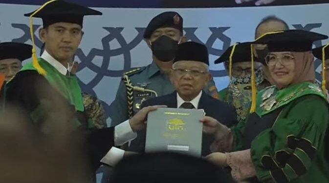 Ketua MUI Bidang Fatwa Prof. Dr. KH Asrorun Ni’am Dikukukan Sebagai Guru Besar UIN Bidang Fikih