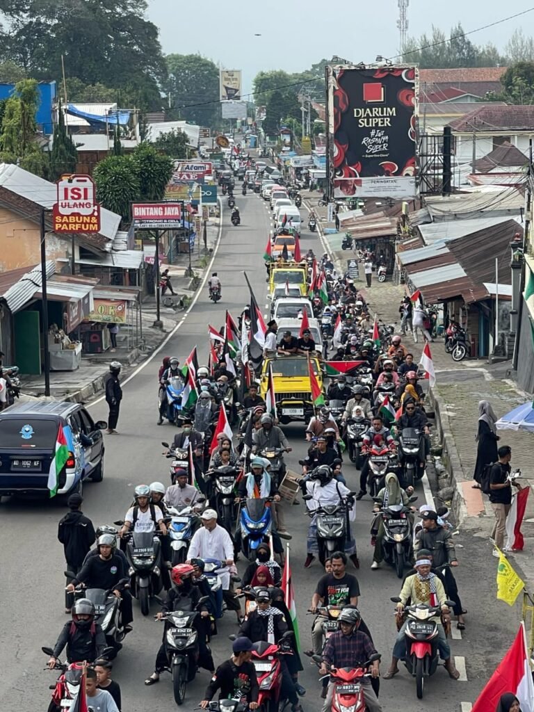 Masyarakat Lereng Gunung Lawu Tuntut Zionis Israel Hentikan Genosida di Palestina